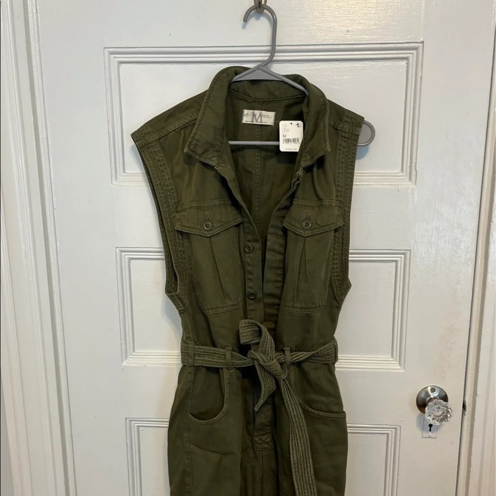 Free people utility jumpsuit size medium NWT